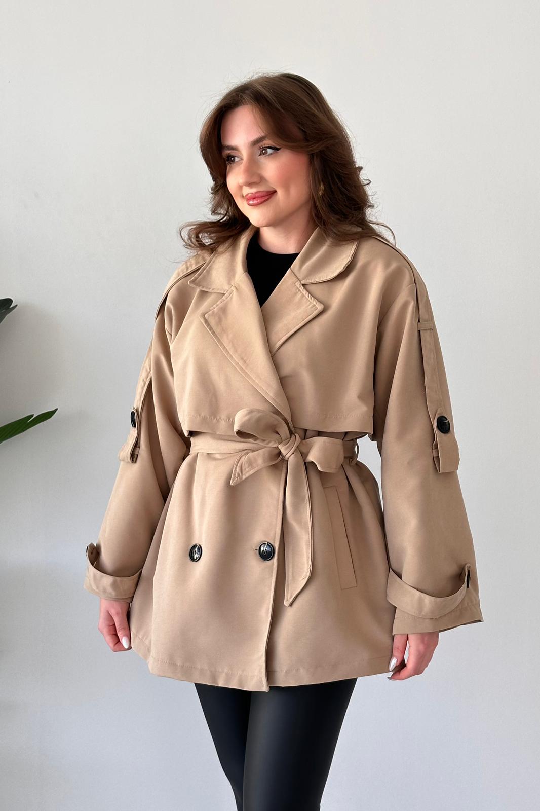 Ara Boy Premium Trençkot - Taş