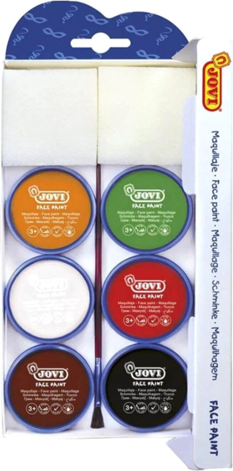 Tüter 174H Halloween 6 Renk Krem Yüz Boyası Kiti