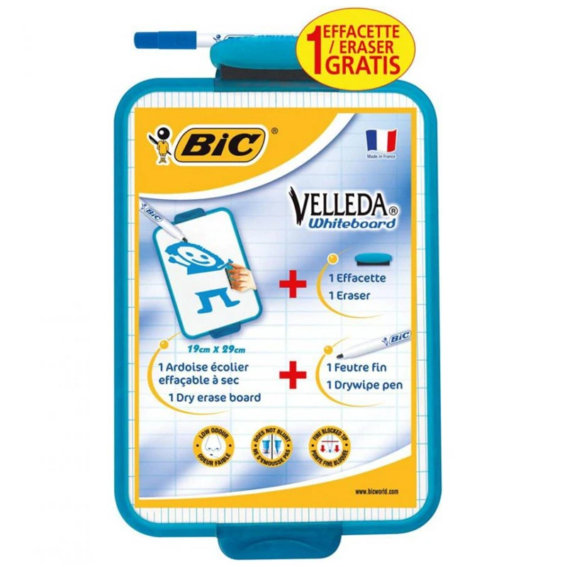 Bic 841360 Mini Beyaz Tahta 1218+Kalem 1721+Silgi