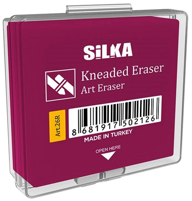 Silka Silgi Hamur Renkli 12 Li Art.26R