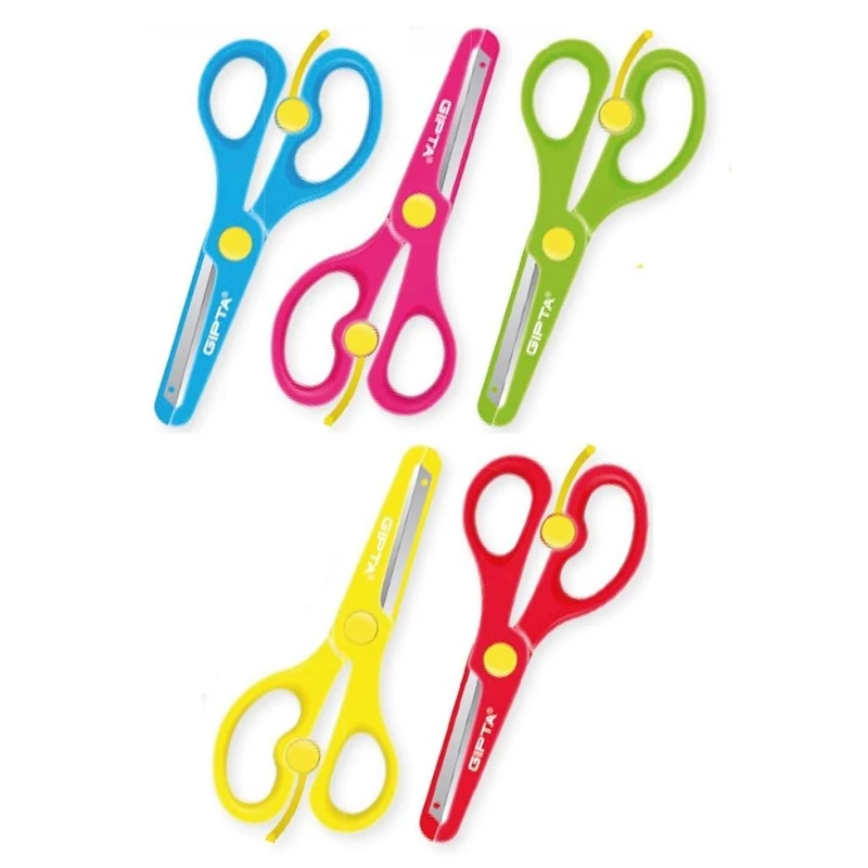 Gıpta Makas Küt Uç Tüm Plastik Gövde 5 Renk K702