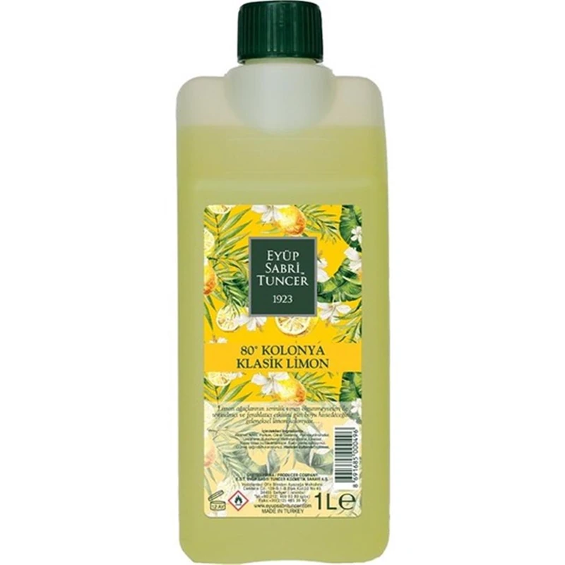 Eyüp Sabri Tuncer Klasik Limon Kolonyası 1 LT Bidon