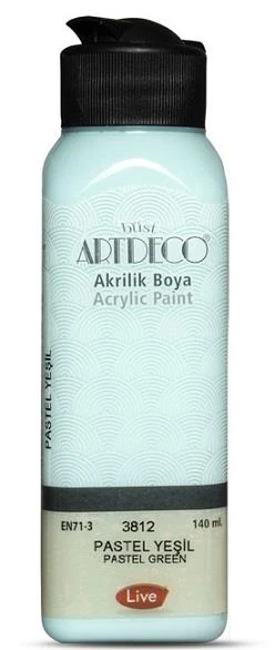 Artdeco Akrilik Boya Pastel 140 ML Pastel Yeşil 3812