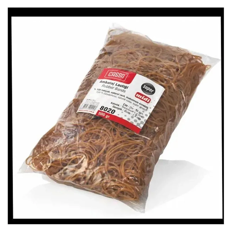 Cassa 8020 500Gr Midi %100 Kauçuk Ambj Lastiği *40