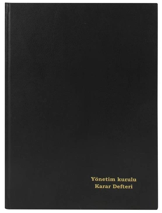 Dilman Yönetim Kurul Karar Defteri Ciltli 22.5X32 96 Yp Numaralı 5372