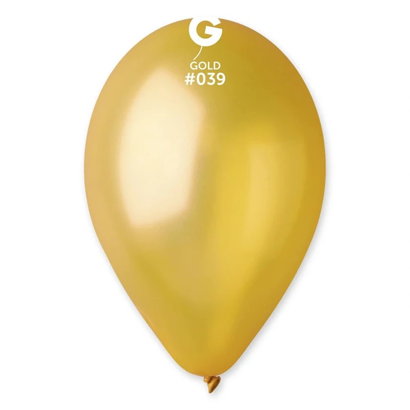 GEMAR BALON METALIK 12 INCH GOLD GM120 100 LU PAKET