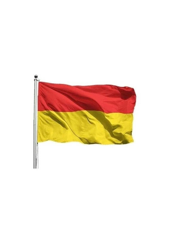 CANKURTARAN BAYRAGI FLAMA 70X105 DEN-3673 SARI-KIRMIZI