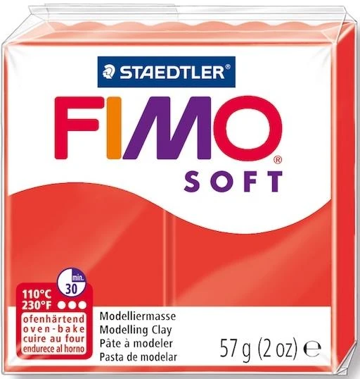 Fımo Modelleme Kili Soft Kızıl 8020-24 07