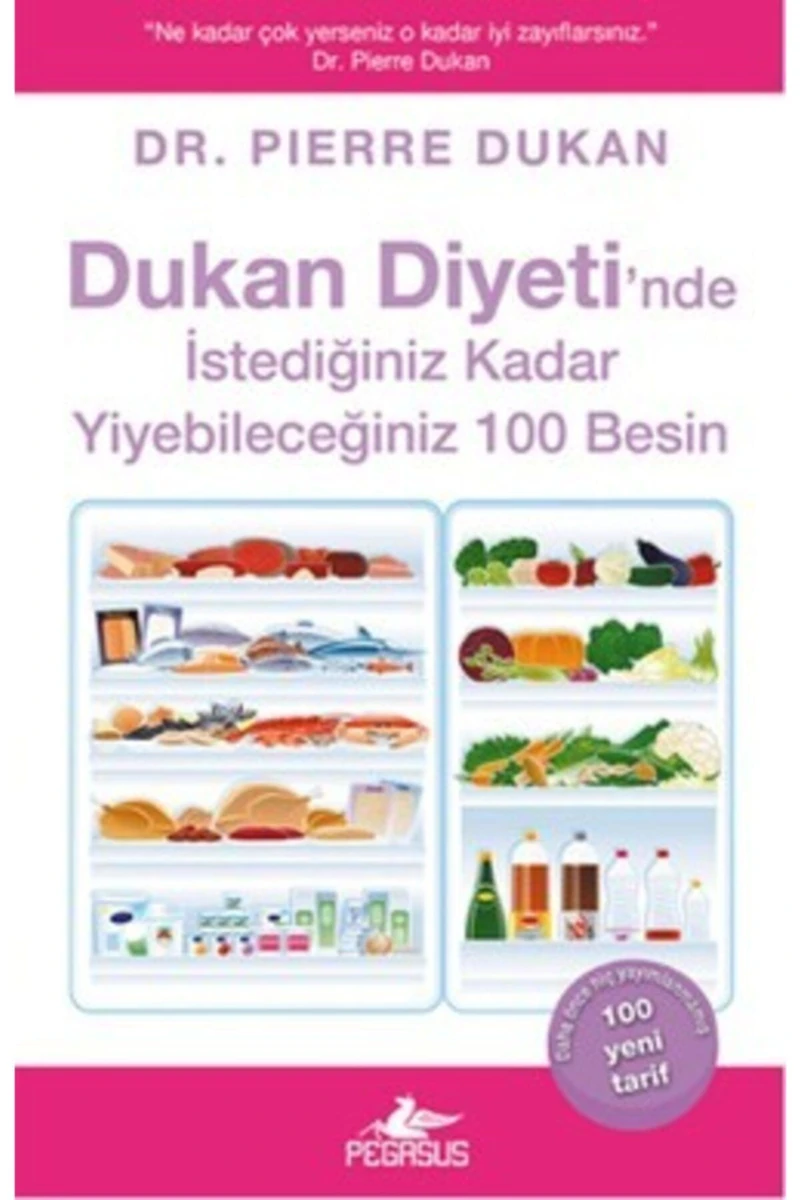Dukan Diyeti’nde İstediğiniz kadar Yiyebileceğiniz 100 Besin - Pierre Dukan