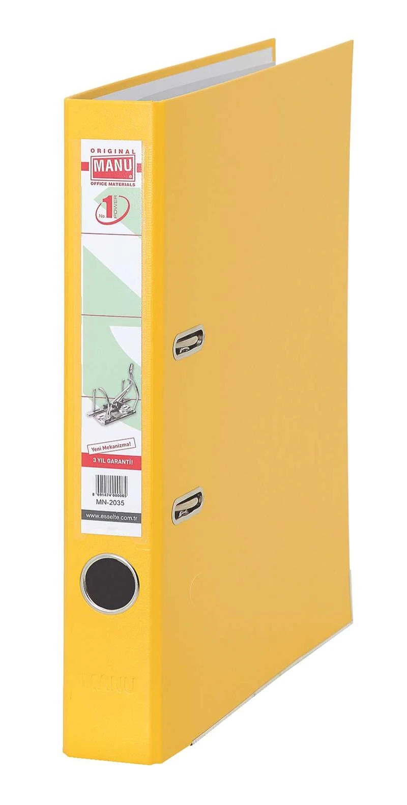 Manu Büro Klasörü Dar Mn-2035 Sarı