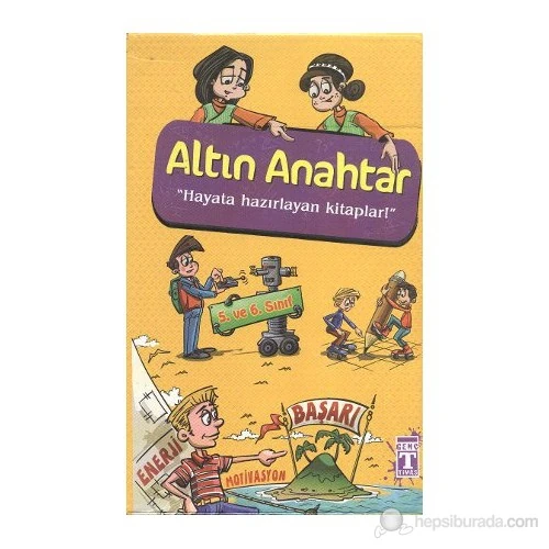Altın Anahtar (4 Kitap Takım, Kutulu) (5. Ve 6. Sınıflar İçin)-Steve Skidmore