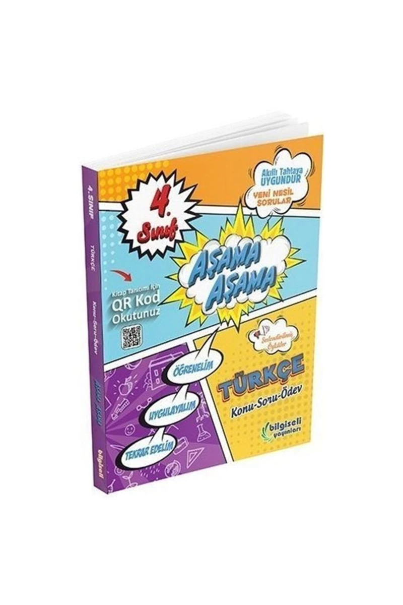 Bilgiseli Aşama Aşama 4. Sınıf Türkçe Kitabı