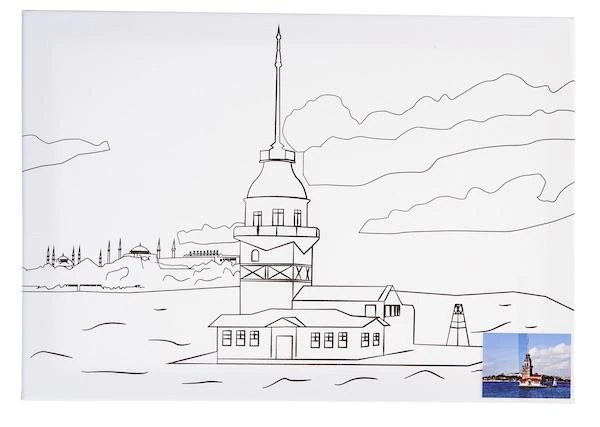 Ceo Tuval Art 35X50 Desenlı Boyasız Ceo-Tu0002