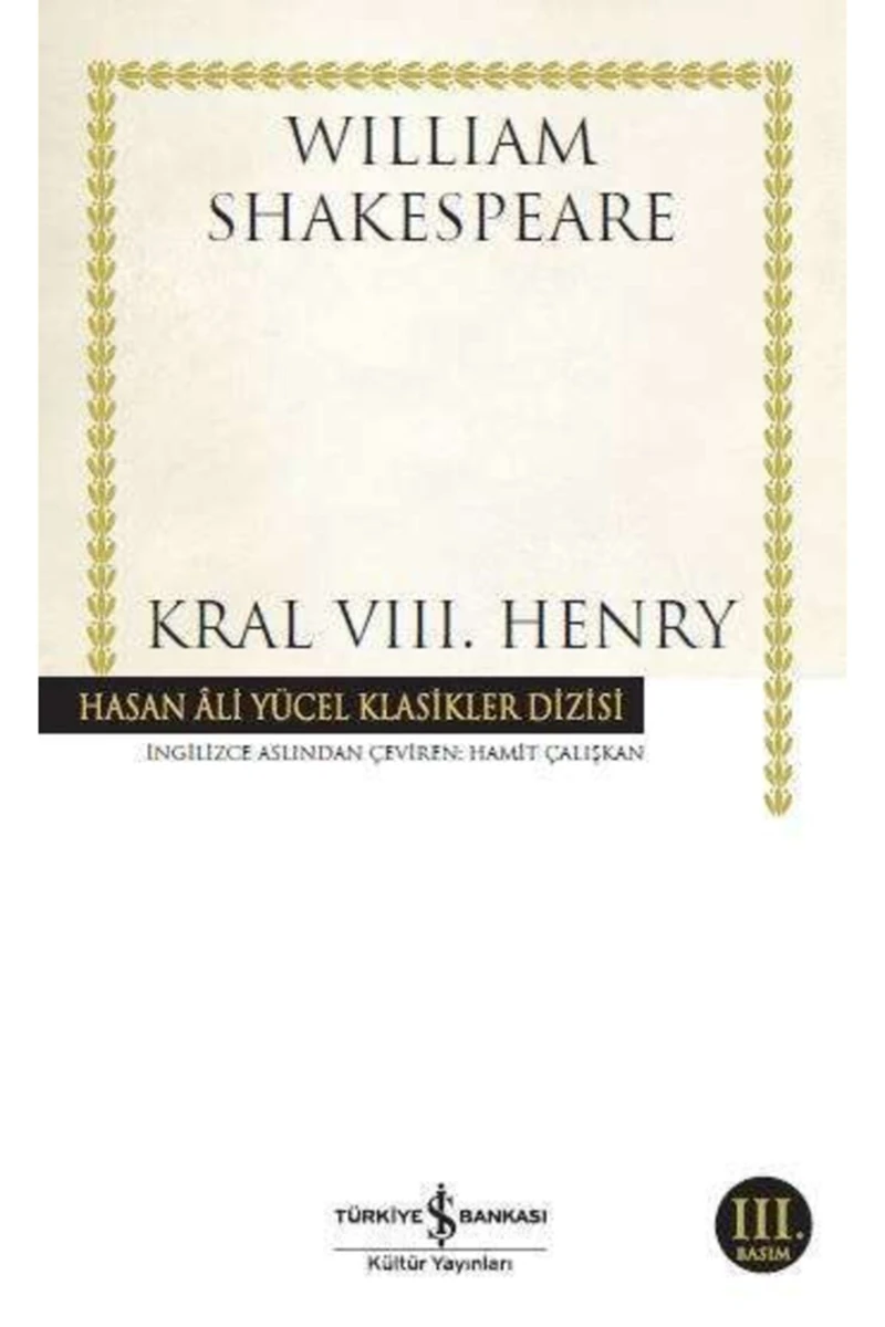 Kral 8. Henry - Ciltli - William Shakespeare