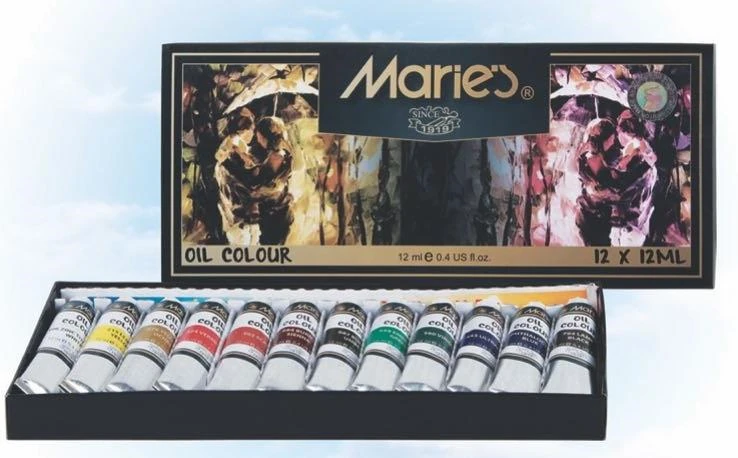 Maries Mrmar0001 Yağlı Boya E1381 12 Li