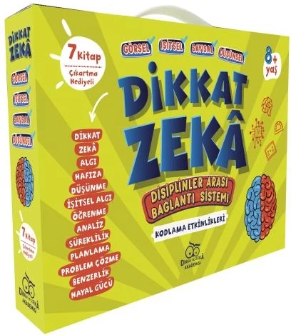 Dikkat Zeka 2. Sınıf Seti 8 Yaş (7 Kitap) - Mehmet Türkdoğan