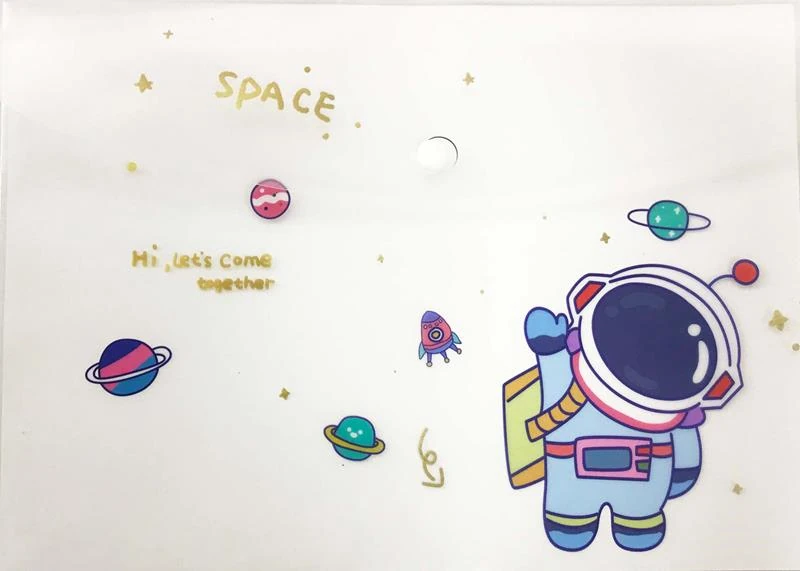 Unıck Color Astronot A4 Çıt Çıt Dosya 6871