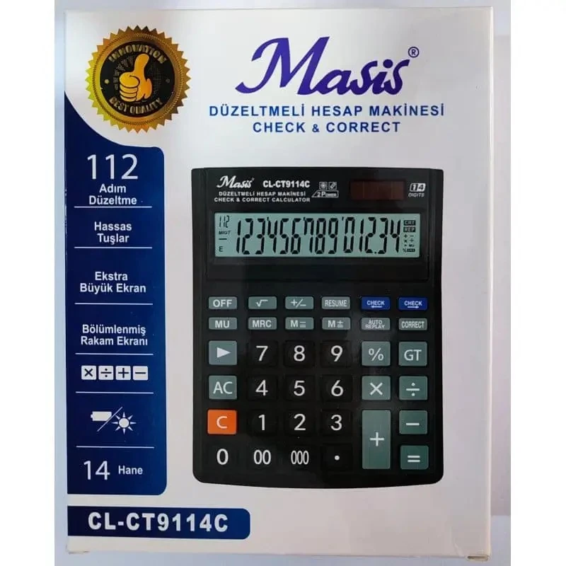 Masis Hesap Makinesi (CL-CT9114C)