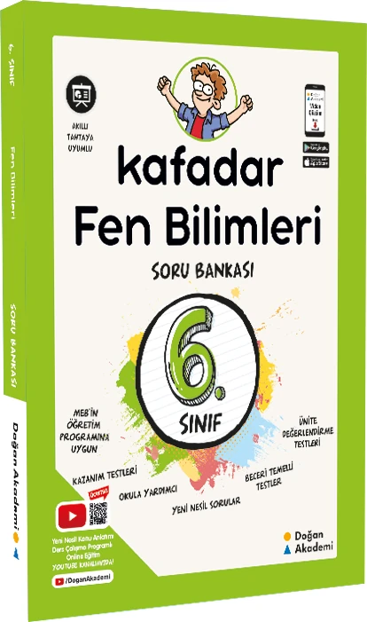 Doğan Akademi· Kafadar 6. Sınıf Fen Bilimleri Soru Bankası