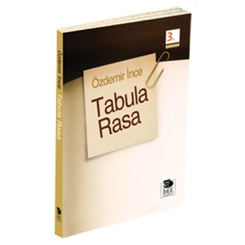 Tabula Rasa - Özdemir İnce