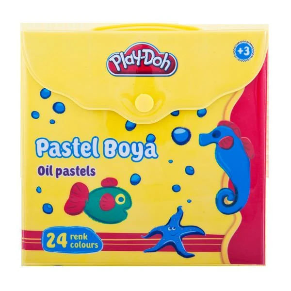 Play-Doh Pastel Boya Çantalı 24 Renk Pa007