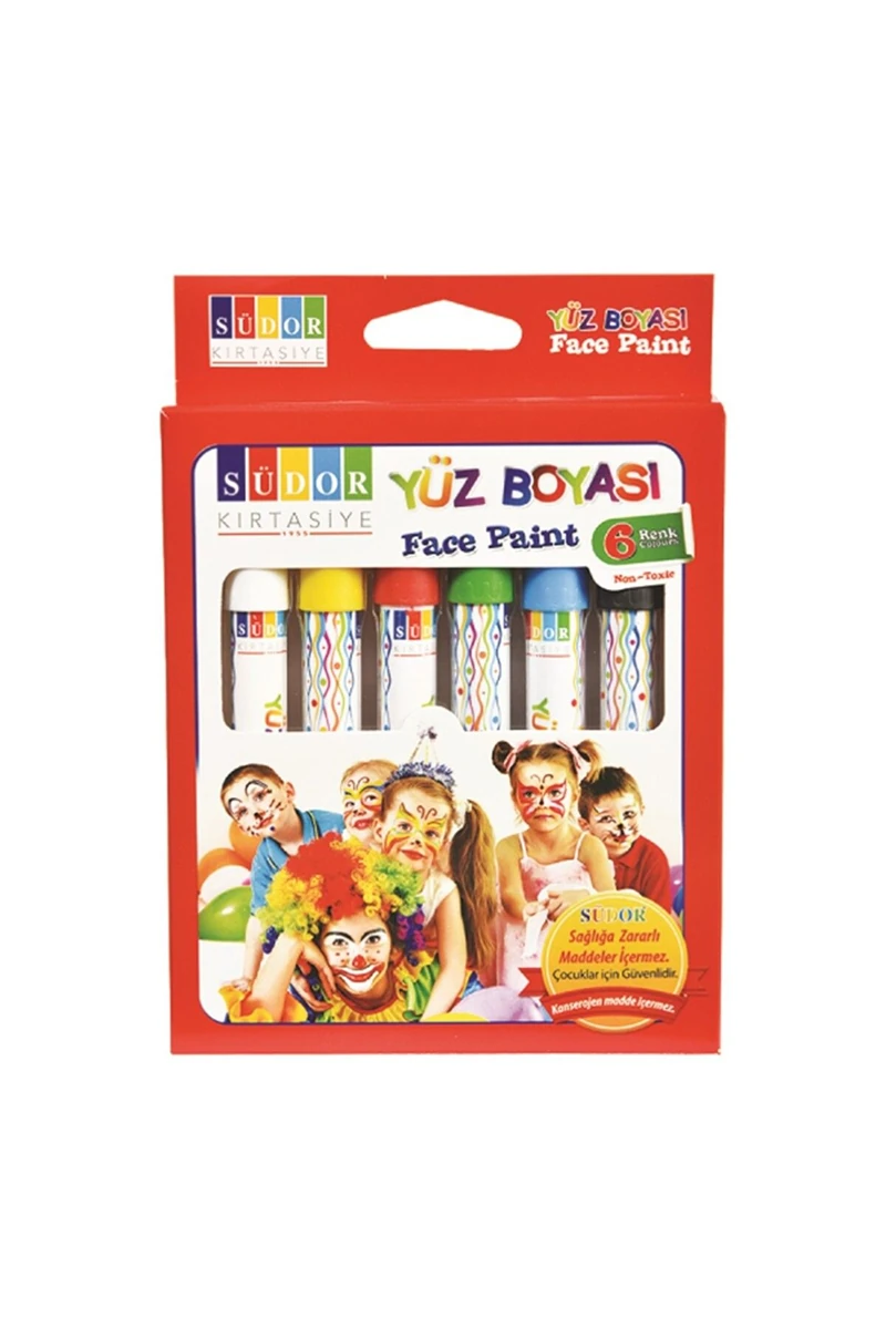 Südor Yüz Boyası 6 Renk YB01