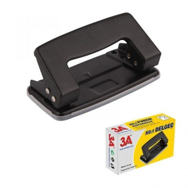 3A 1035 Metal Delgeç No:1 10 Sayfa Siyah