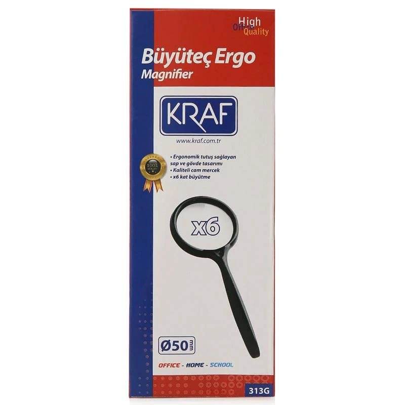 Kraf Büyüteç Ergo 50Mm 6X 313G