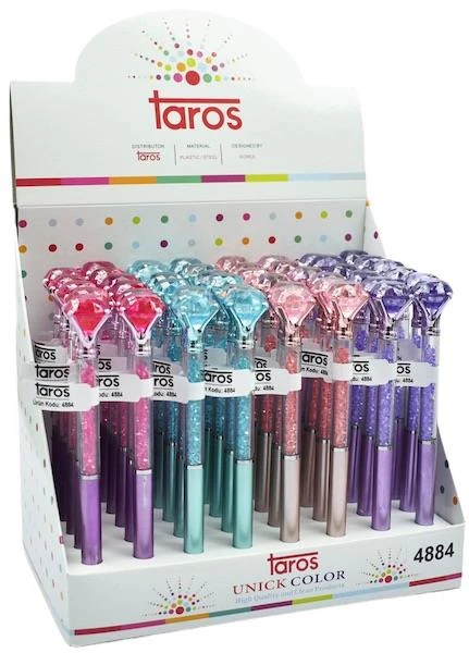 Unıck Color Jel Kalem Elmas Tepeli İçi Taşlı 4884