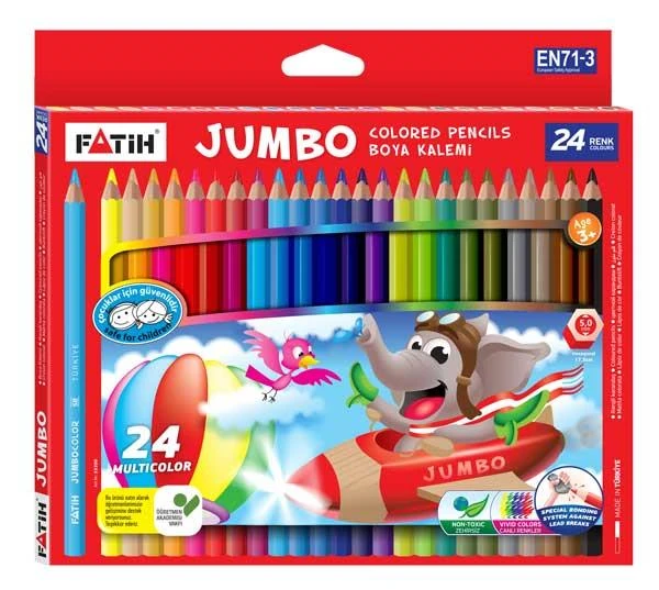 Fatih 33350 Kuruboya Jumbo 24 Renk Tam Boy