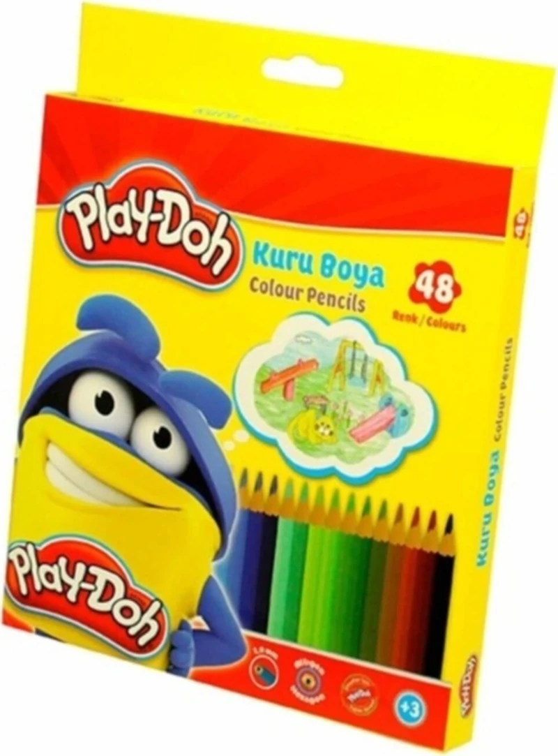 Play-Doh 48 Renk Kuru Boya