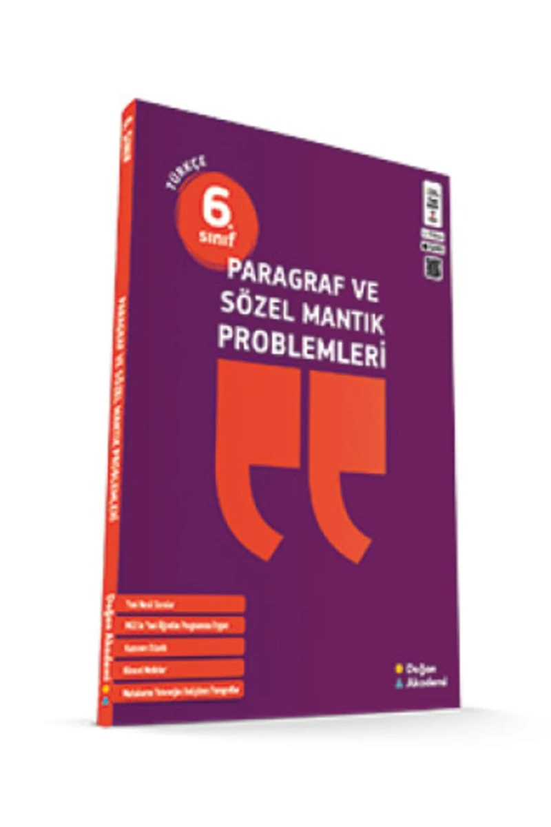 Doğan Akademi 6. Sınıf Paragraf ve Sözel Mantık PROBLEMLERI-2020