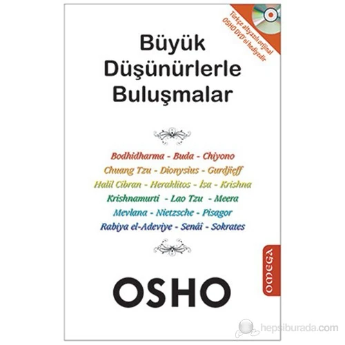 Büyük Düşünürlerle Buluşmalar (Cd İlaveli)-Osho (Bhagwan Shree Rajneesh)
