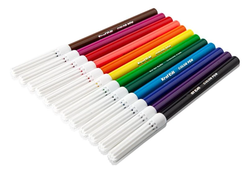 Kraf Kids Keçeli Kalem 12 Renk 265G