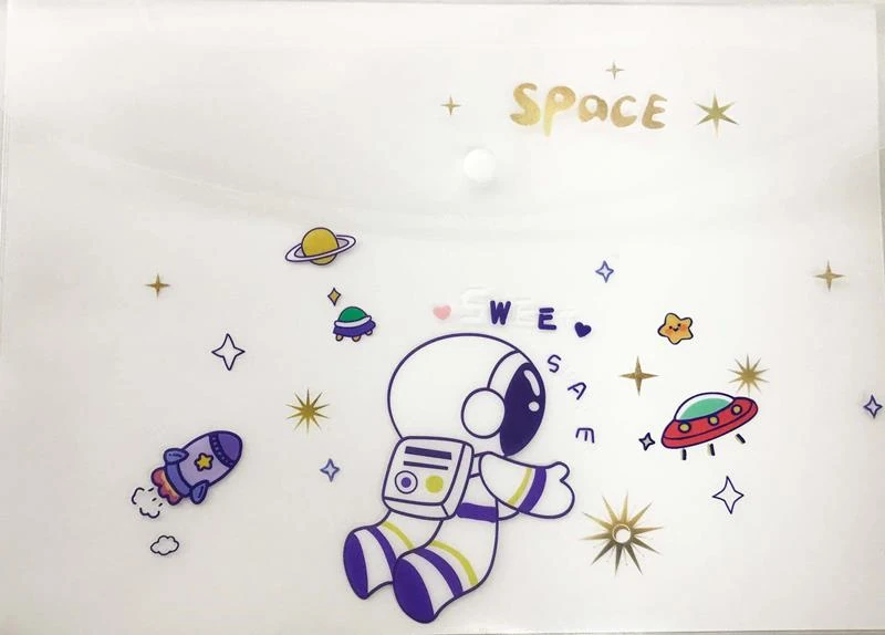 Unıck Color Astronot A4 Çıt Çıt Dosya 6871