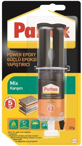 Pattex 1380802 Unıv.Epoxy Mıx 27 G Tr/En