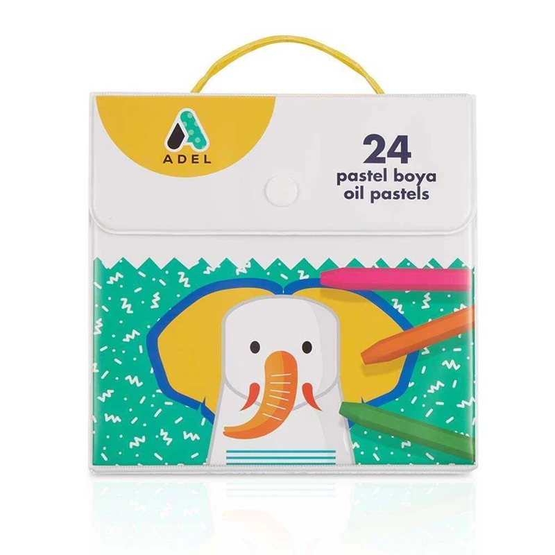 Adel pastel boya çantalı 24 lü