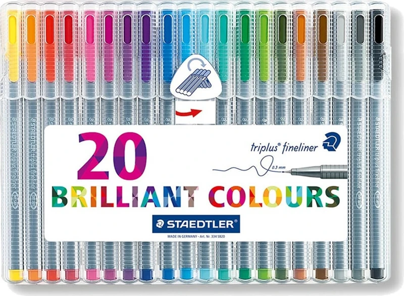 Staedtler 334-Sb20 Trıplus Fınelıner 0.3Mm 20Li