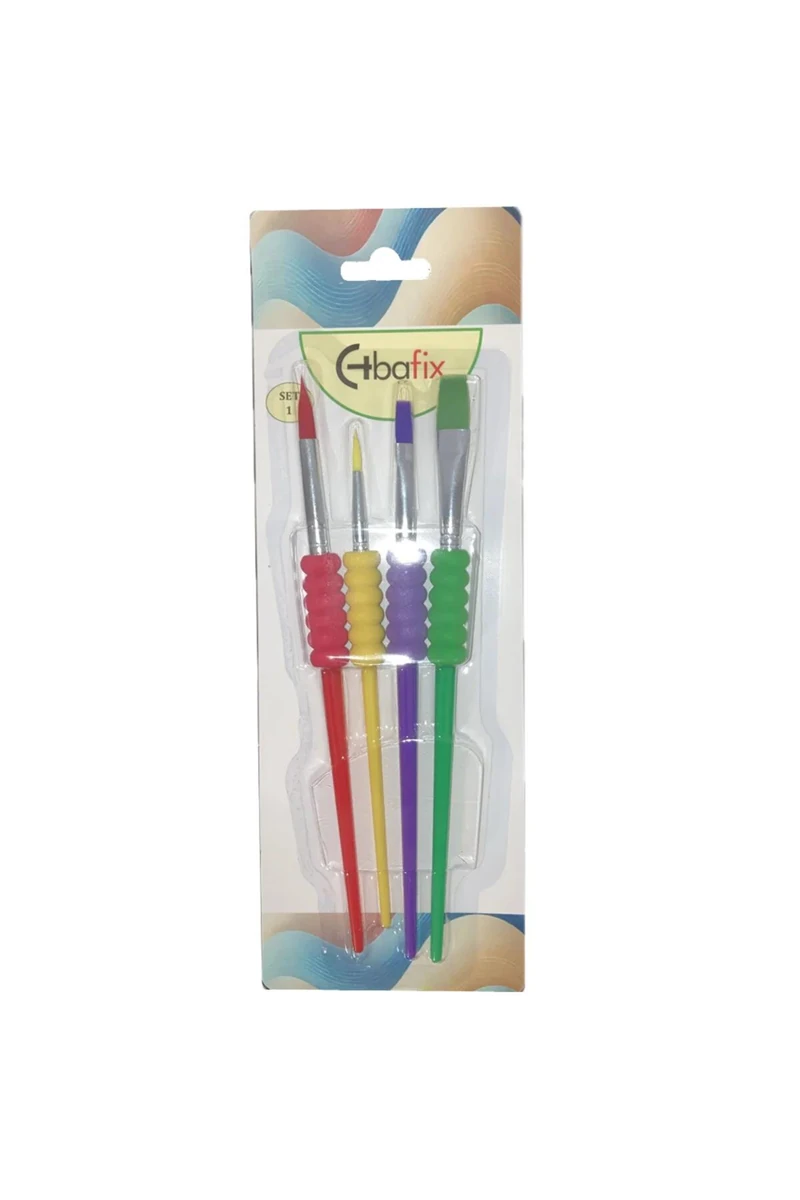 Bafix Fırça Seti Çok Amaçlı Artist 4 Lü Renkli Set-1 70901