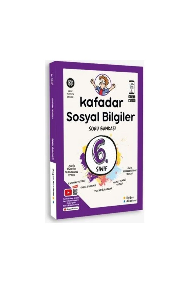 Doğan Akademi 6.Sınıf Kafadar Sosyal Bilgiler Soru Bankası
