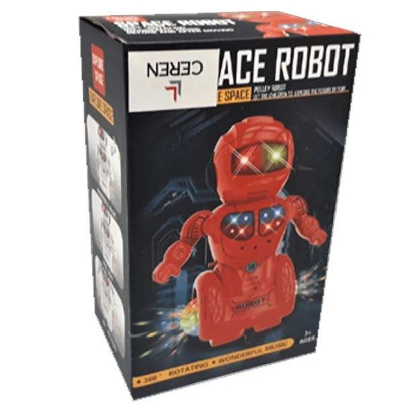 Ctoy Işıklı Ve Sesli 360 Dönen Uzaylı Robot