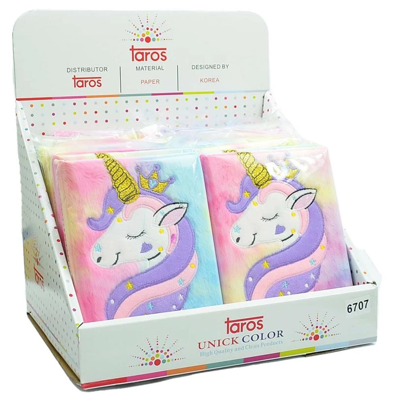 Unıck Color Hatıra Defteri Unicorn Peluş 6707
