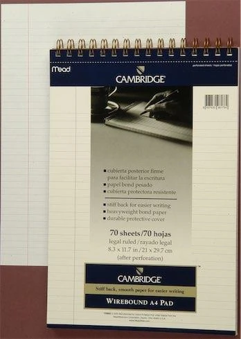 Mead 159882 Cambridge A/4 70Yp Çizgili Beyaz