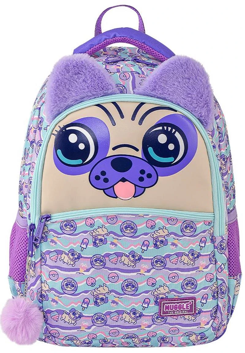 Muggle Okul Çantası Dog Mor Mu6962