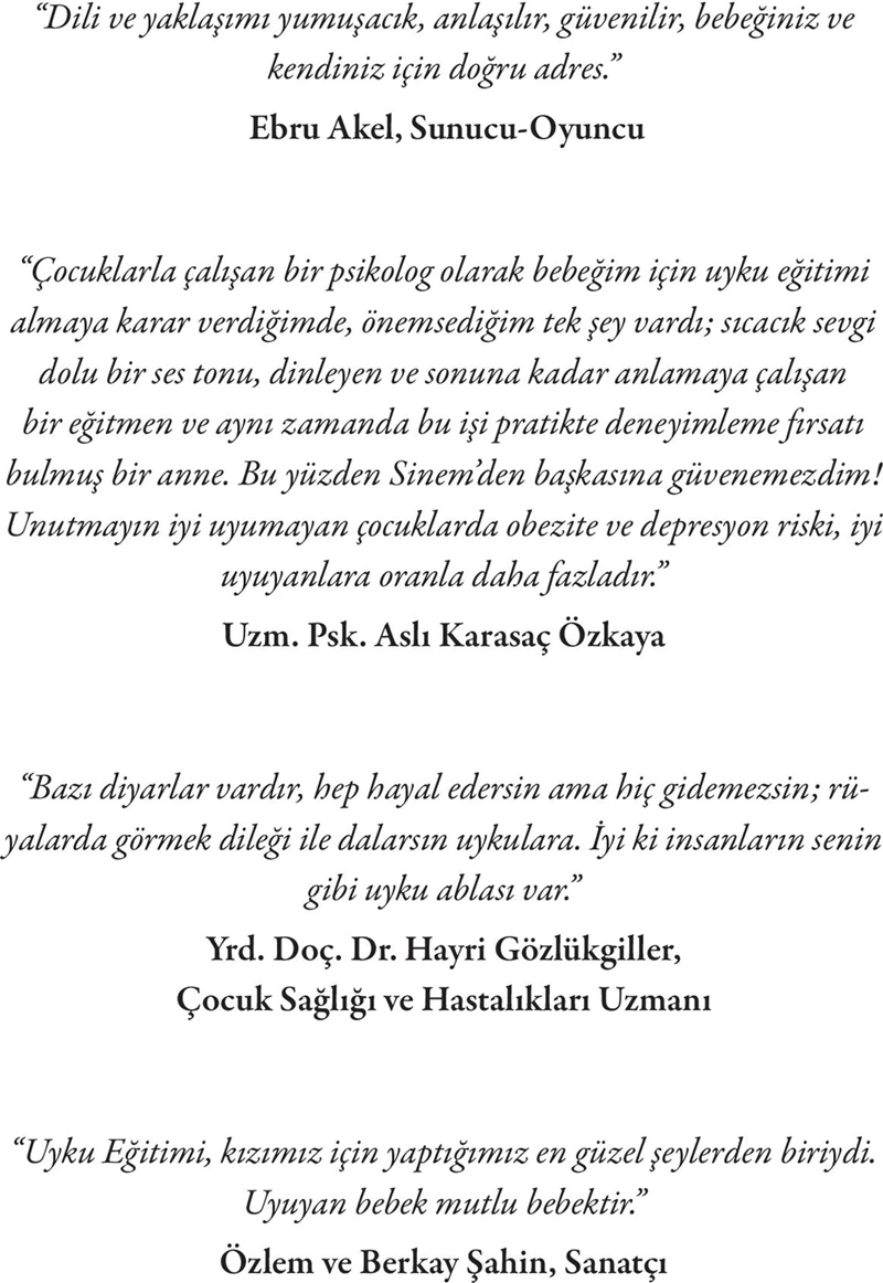 Bebeğiniz Uykuyu Çok Sevecek - Sinem Gerger Akınal