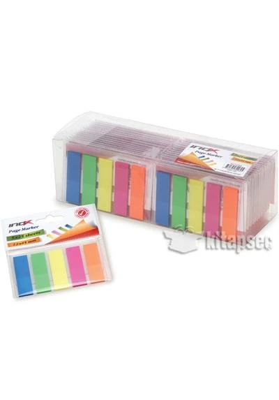 İnox 5 Renk 25 Yaprak Yapışkanlı Ayraç 5*25 2625