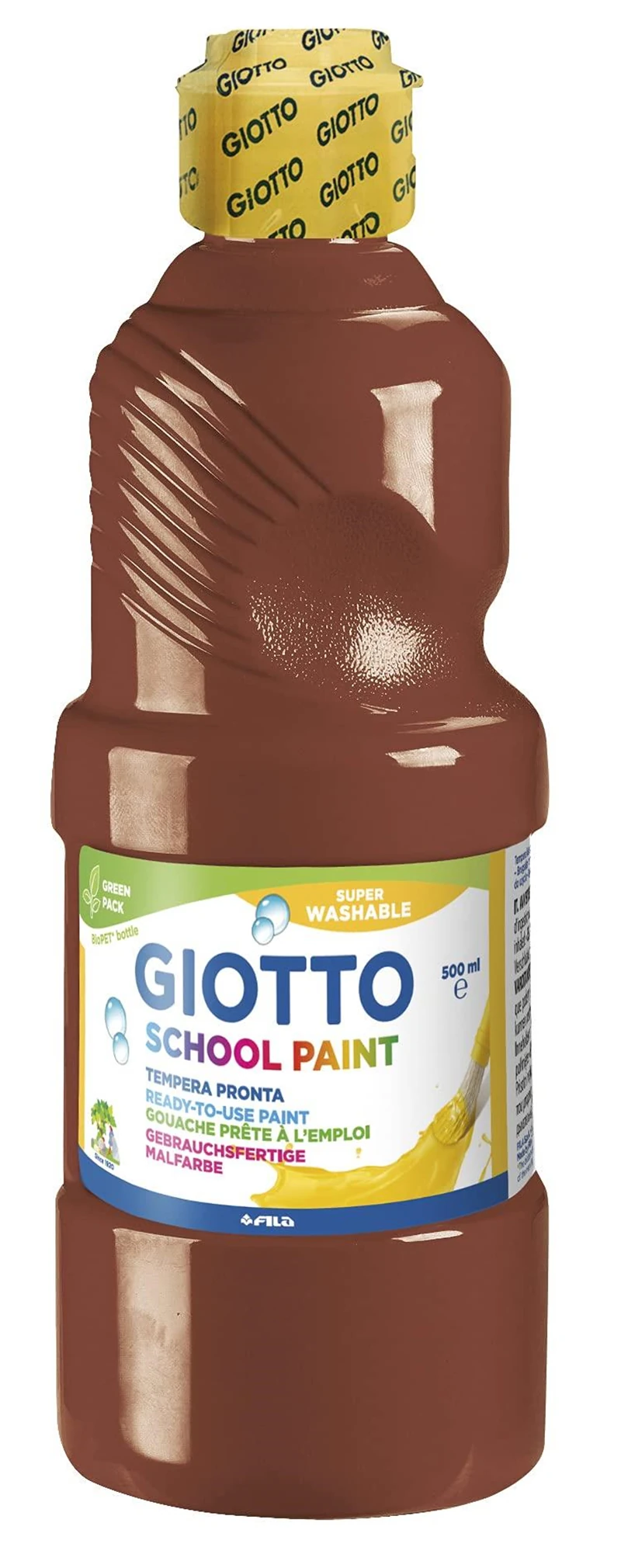Giotto Guaj Boya Washable Paint 500 ML Kahverengi 535328