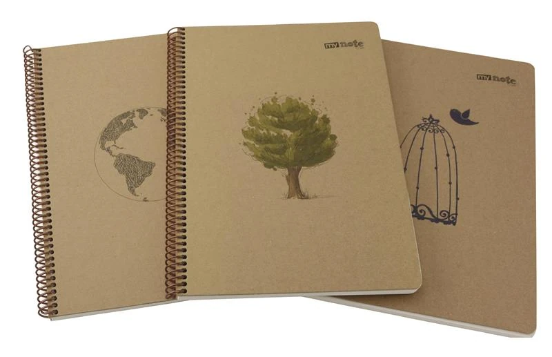 Mynote Uc37006-K Kraft Defter A4 100 /4