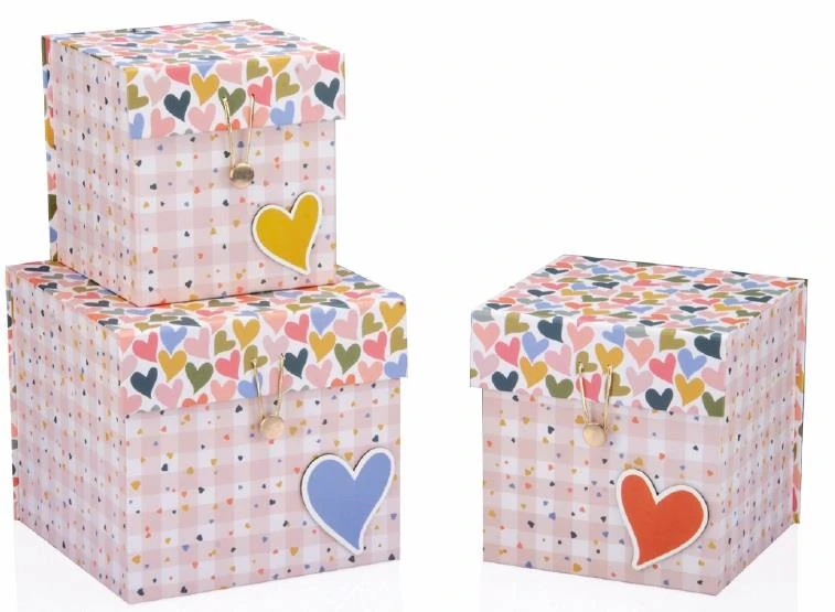 Gıpta Bx65420 Floral Dik Boy 3Lü Kutu Seti