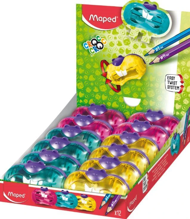 Maped 018411 Croc Croc Twıst 2 Delikli Kalemtraş